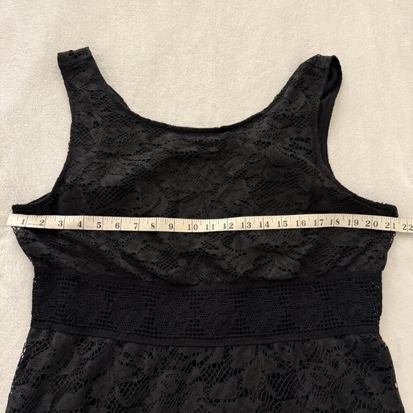AMERICAN RAG Plus Size Black Lace Fit & Flare Dress, NWT Size 3X - Picture 7 of 13